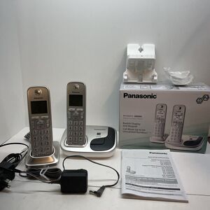 Panasonic KX-TGD212N Dect 6.0 Plus 2-Handset Expandable Digital Cordless Phone‎